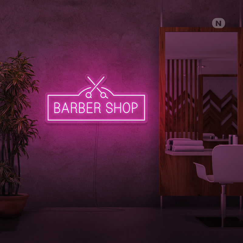 Neon Verlichting Barber Shop