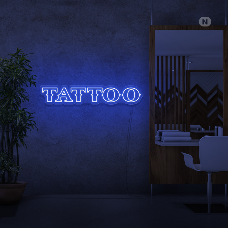 Neon Verlichting Tattoo