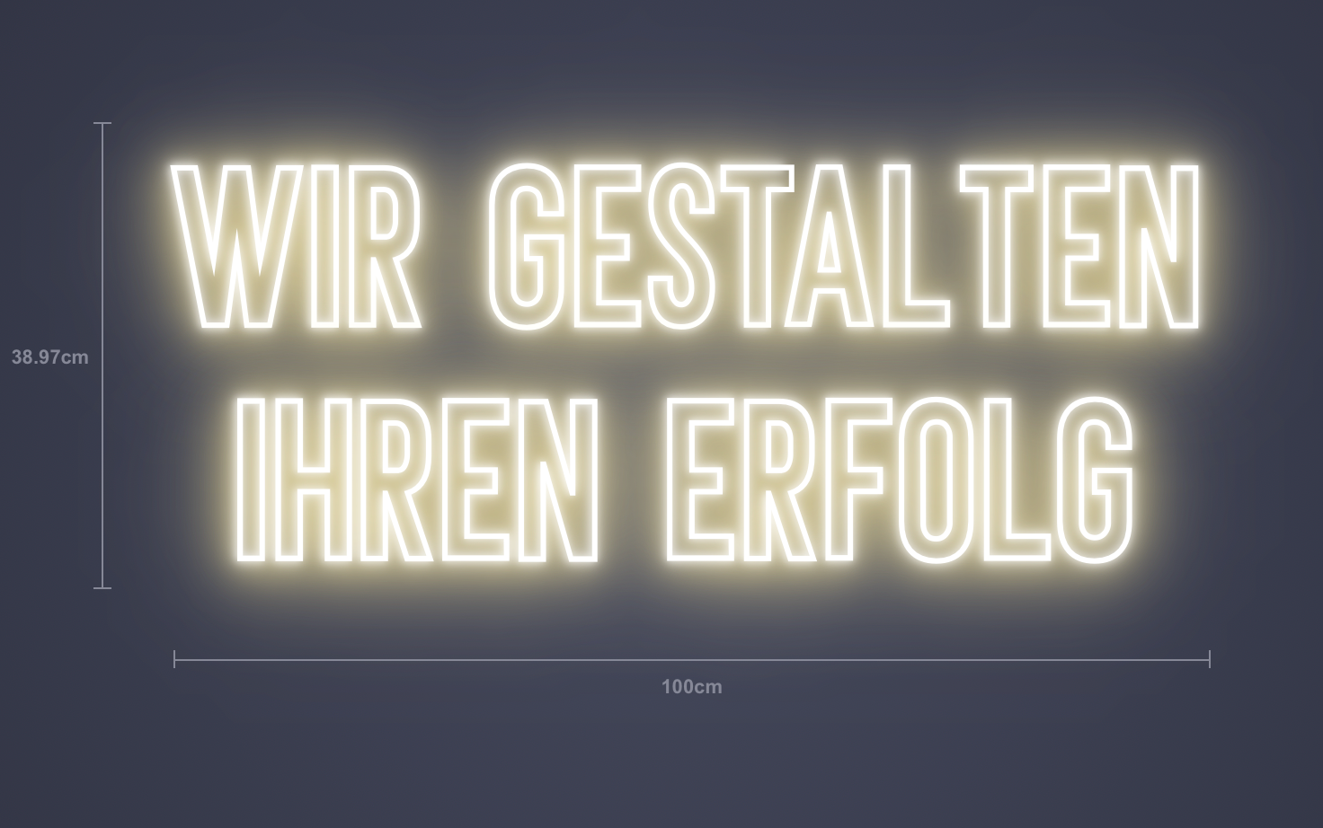 Gerd Warm white 100cm