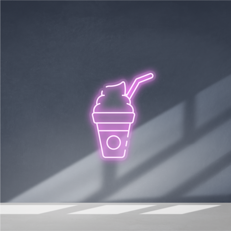 Neon Verlichting Milkshake