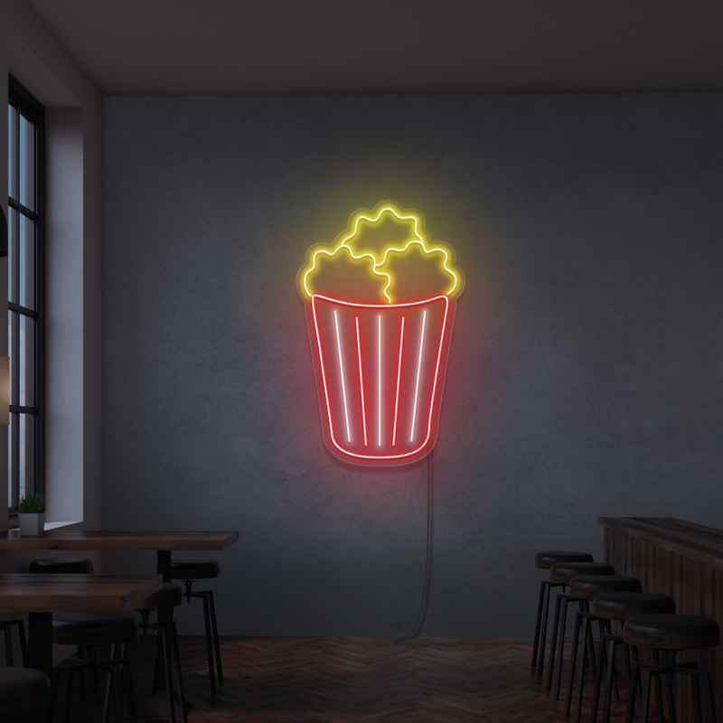 Neon Verlichting Popcorn
